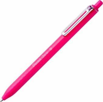 Pentel iZee Yağ Bazlı Mekanizmalı Roller Kalem 1.0 mm Pembe BX470-P