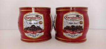 Karabacak Zeytin Siyah Zeytin Mega Boy 2 Kg Teneke (2 adet)