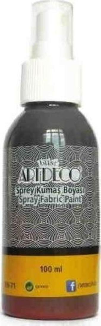 Artdeco Sprey Kumaş Boyası 1215 KAHVERENGİ