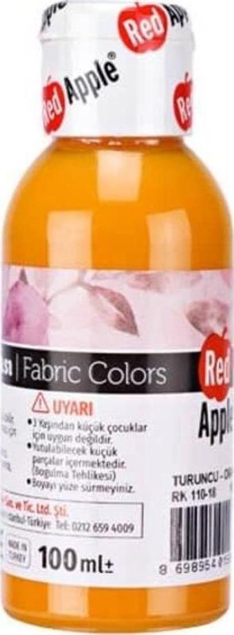 Red Apple Kumaş Boyası 100 ml Turuncu
