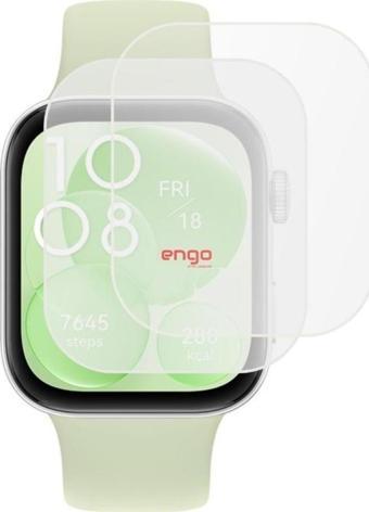Huaweı Watch Fit 3 Ekran Koruyucu TPU Şeffaf Film 2 Adet
