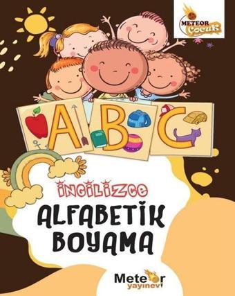İngilizce Alfabetik Boyama - Kolektif  - Meteor Yayınevi