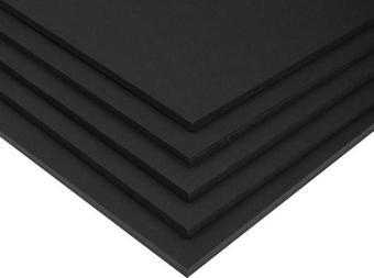 tahtakalehobi 2 mm 70x100 cm Fotoblok (Straforlu Maket Kartonu) Siyah 5 Adet
