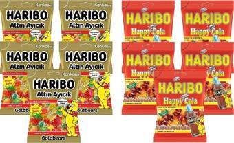 Haribo Altın Ayıcık ve Happy Cola 80 gr Kanka Boy 10 lu Eko Paket