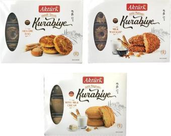 Aktürk Kurabiye 400 gr 3'lü Karma Paket