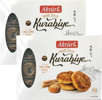 Aktürk Kandil Simidi Kurabiye 400 gr Tuzlu x 2 Adet
