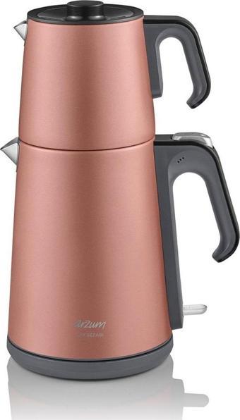 Arzum AR3080-G Çay Sefası Gün Batımı 1650 W Çelik Çay Makinesi