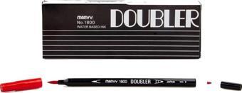 Marvy 1800 Doubler Çift Uçlu Brush Pen 2 RED