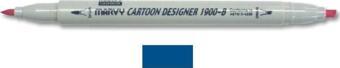 Marvy 1900-B Cartoon Designer Grafik Markör 56 DULL BLUE