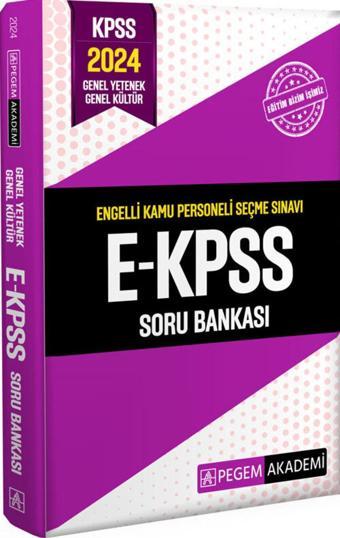 2024 E-KPSS Soru Bankası - Pegem Akademi Yayıncılık