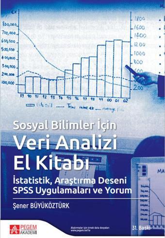 Sosyal Bilimler için Veri Analizi El Kitabı İstatistik, Araştırma Deseni SPSS Uygulamaları ve Yorum - Pegem Akademi Yayıncılık