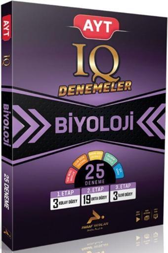 Paraf AYT Biyoloji IQ Video Çözümlü 25 Branş Deneme Paraf Yayınları - PRF Paraf Yayınları