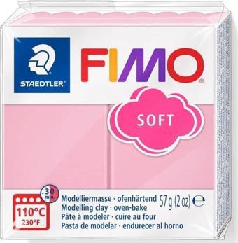Staedtler Fimo Soft Polimer Kil 57 gr T21 Strawberry Cream Pink