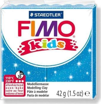 Staedtler Fimo Kids Yumuşak Polimer Kil 42 gr 312 Yaldızlı Mavi