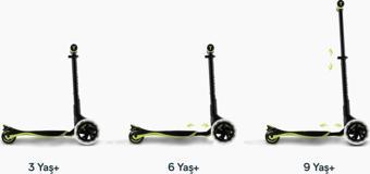 SmarTrike Xtend 3 Aşamalı Büyüyebilen Çocuk Scooterı (3-12 Yaş) - Lime
