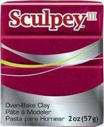 Sculpey III Polimer Kil 57 gr 1140 Deep Red Pearl (Kırmızı Simli)