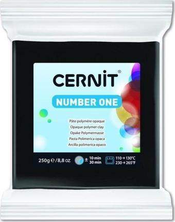 Cernit Number One Polimer Kil 250 gr 100 BLACK