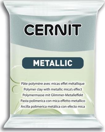 Cernit Metallic Polimer Kil 56 gr 080 SILVER