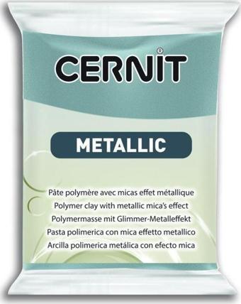 Cernit Metallic Polimer Kil 56 gr 167 STEEL