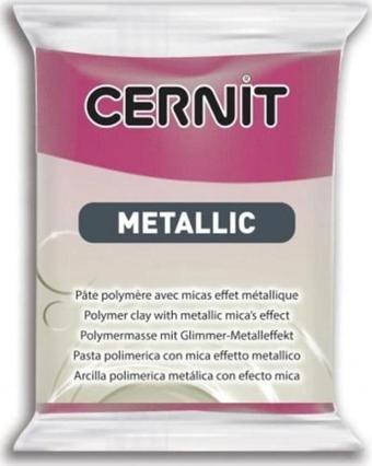 Cernit Metallic Polimer Kil 56 gr 460 Magenta