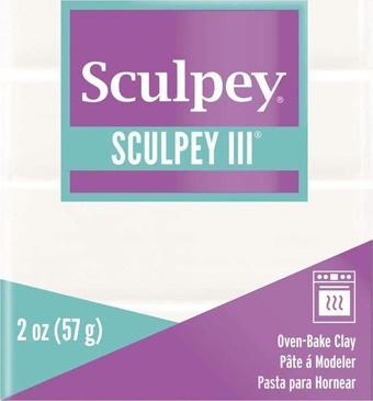 Sculpey III Polimer Kil 57 gr 001 White (Beyaz)