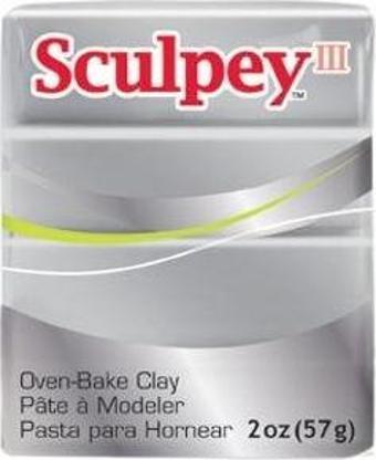 Sculpey III Polimer Kil 57 gr 1130 Silver (Gümüş)