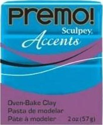 Sculpey Premo Accents Polimer Kil 57 gr 5040 Blue Translucent