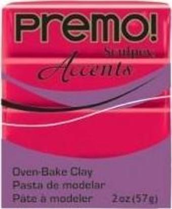 Sculpey Premo Accents Polimer Kil 57 gr 5044 Red Translucent