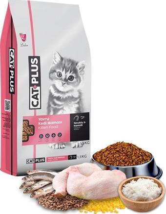 CatPlus Tavuklu Hamsili Yavru Kedi Maması 1,5 Kg