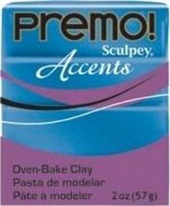 Sculpey Premo Accents Polimer Kil 57 gr 5049 Blue Glitter