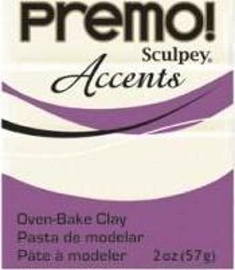 Sculpey Premo Accents Polimer Kil 57 gr 5527 White Translucent