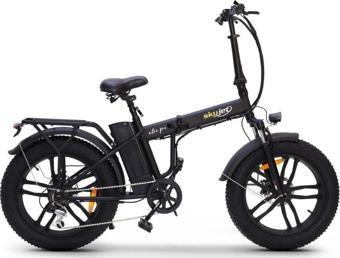 Skyjet Nitro Pro Kalın Tekerli Elektrikli Bisiklet Siyah E-Bike