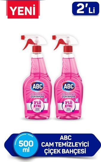 ABC Cam Temizleyici Çiçek Bahçesi 500ml x2