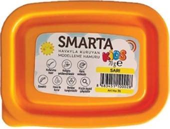 Smarta Kids Havayla Kuruyan Modelleme Hamuru Sarı 70 gr