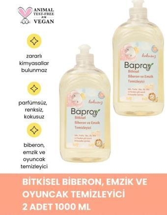 Baby Bitkisel Biberon Emzik Temizleyicisi 500 Ml * 2 Adet Toplam 1000ml