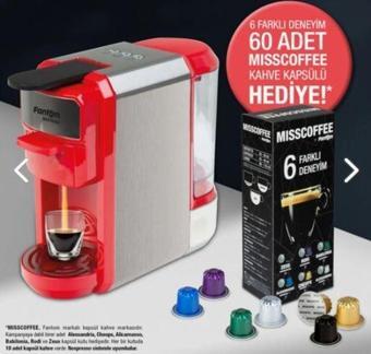 Fantom Mixpresso Ks 1450 Misscoffee Hediyeli Kutu Kırmızı