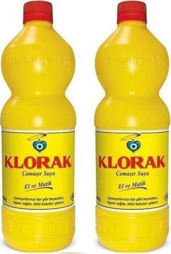 Klorak Çamaşır Suyu 940 ml x 2 Adet