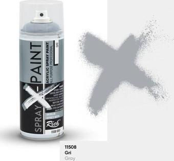 Rich Spray-X Paint Sprey Boya 400 ml GRİ