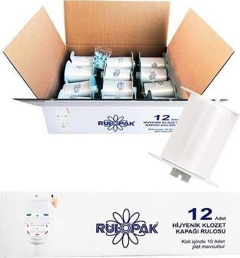 Rulopak Sensörlü Hijyenik Klozet Kapağı Rulosu - 12 Adet