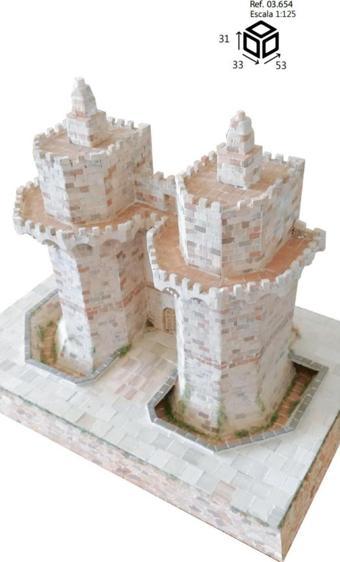 Domenech Taş Maket Torres De Serranos 1125 N03654