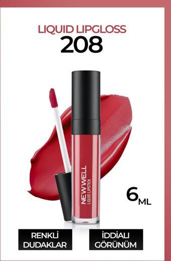 New Well Ruj - Liquid Lipgloss 208 8680923305974