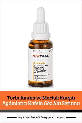 New Well Torbalanma ve Morluk Karşıtı Aydınlatıcı Kafein Göz Altı Serumu 30 ML