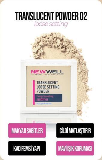 New Well Translucent Loose Setting Powder 02