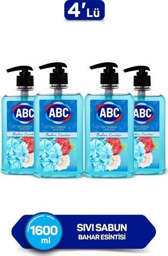 ABC SIVI SABUN BAHAR ESİNTİSİ 400 ML 4 LÜ