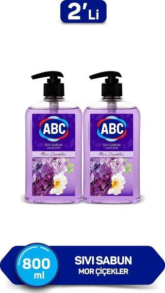 ABC SIVI SABUN MOR ÇİÇEKLER 400 ML 2 Lİ 
