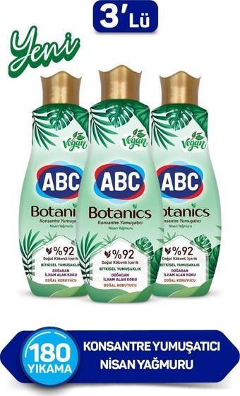 ABC KONSANTRE YUMUŞATICI BOTANICS NİSAN YAĞMURU 1440 MLx3 Adet