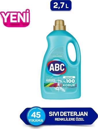 ABC Renklilere Özel Sıvı Deterjan 2.7 lt