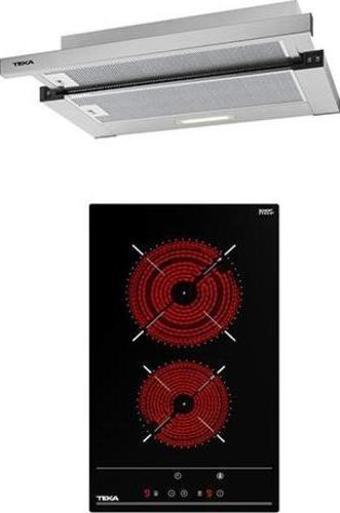Teka Ankastre Set (Tl 6210 Aspiratör+Tbc 32010 Bk 2 Gözlü Elektrikli Ocak)