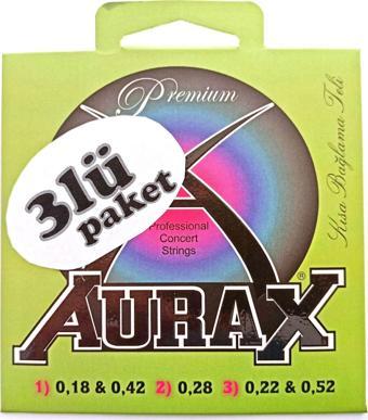 Aurax 3ARX18 Üçlü Paket Kısa Sap Bağlama Teli 018 Profesyonel