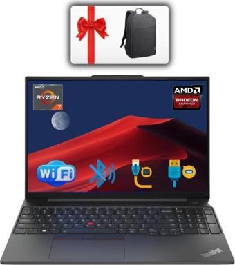 Lenovo Nb E16 Thınkpad 21JT0017TX ATL30 RYZEN7-7730U 16GB 512SSD O/b 16 Dos Notebook + ÇANTA